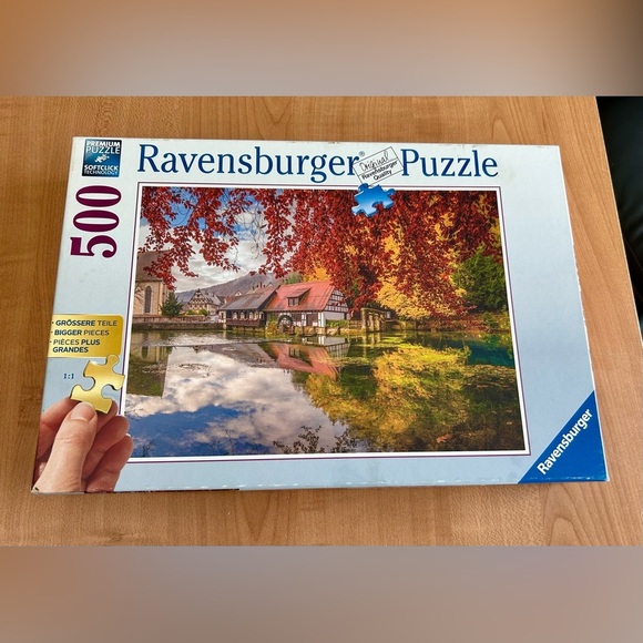 Ravensburger puzzle 500 pieces peaceful mill - Picture 1 of 8